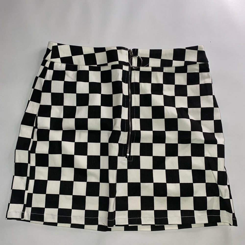 Checkered mini Skirt